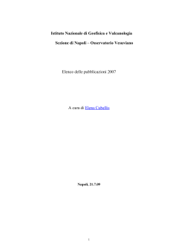 2007 - Elenco delle Pubblicazioni (formato PDF)