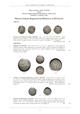 Monete Italiane Regionali dal Medioevo al XX Secolo
