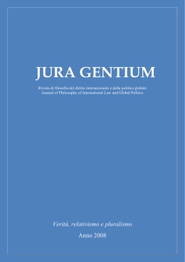 Volume V, 2008, numero monografico Verità