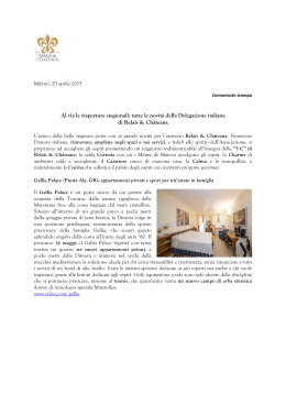 CS_Relais et Châteaux_Riapertura Dimore[1] - press