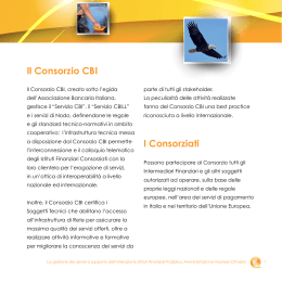 Brochure CBI - Consorzio CBI