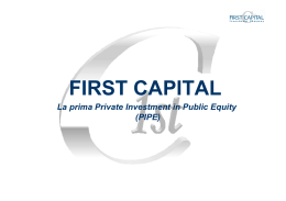 20101130 Presentazione First Capital SITO INTERNET