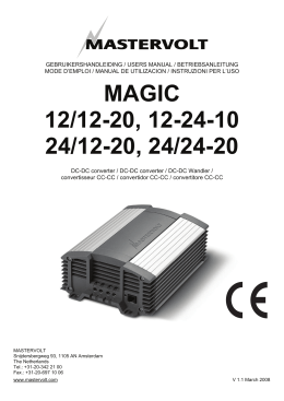 magic 12/12-20, 12-24-10 24/12-20, 24/24-20