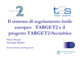 Target2 e Target2 securities