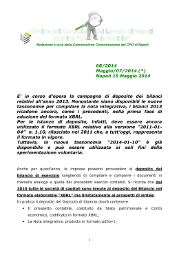 N° 68/2014 - Ordine CDL Napoli