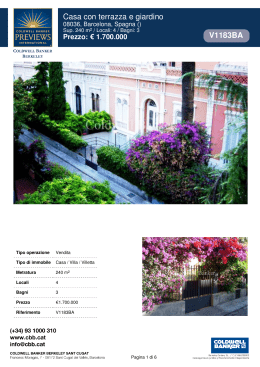 Casa con terrazza e giardino V1183BA