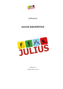 Uporabniška navodila - Julius Guide