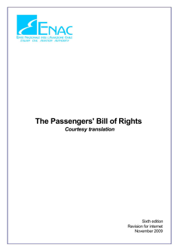 The Passengers` Bill of Rights