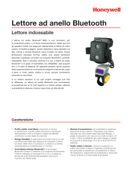 Lettore ad anello Bluetooth - Honeywell Scanning and Mobility