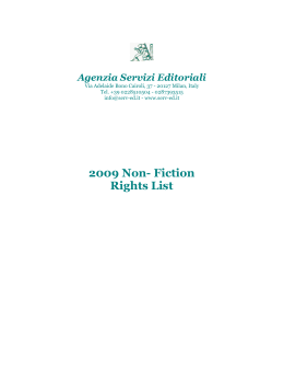 2009 Non- Fiction Rights List