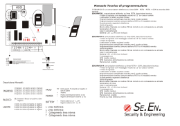 SEEN Combinatore Sekurvox GSM manuale