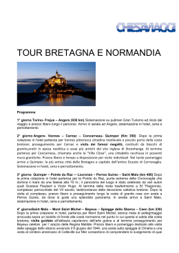 Tour BRETAGNA E NRMANDIA