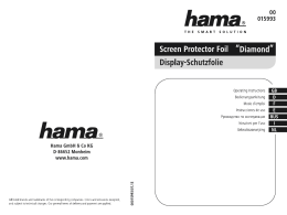 Hama GmbH 8 Co KG D-86652 Monheim www.hama.com