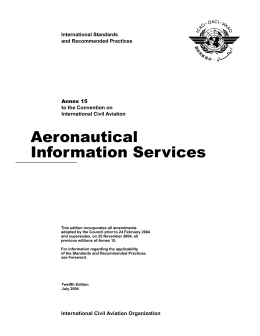 Aeronautical Information Services