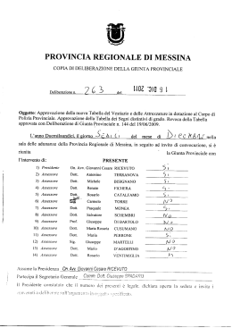 m - Provincia Regionale di Messina