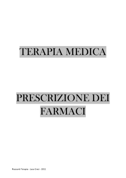 TERAPIA MEDICA - Appuntimedicina.it