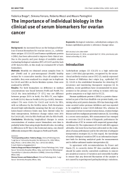 The importance of individual biology in the clinical use of serum