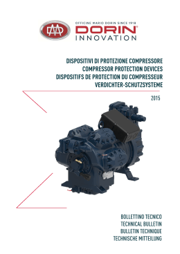 BT007 dispositivi di protezione compressore