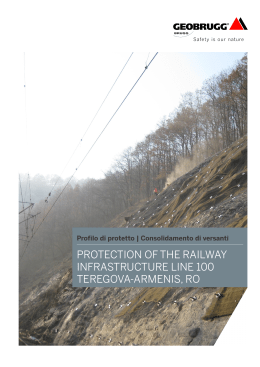 protection of the railway infrastructure line 100 teregova