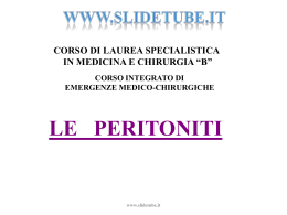 LE PERITONITI - Slidetube.org