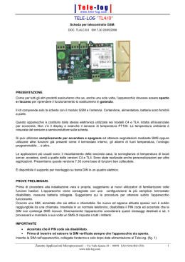 Manuale TL4/0 in pdf - Tele-log