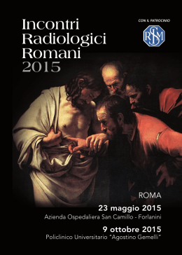 Incontri Radiologici Romani 2015