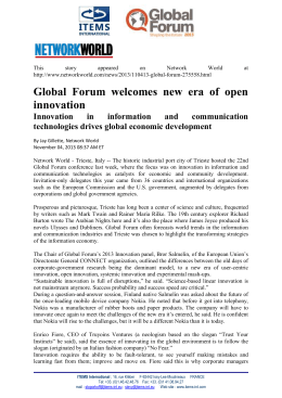 Press Release - Global Forum