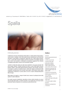 Spalla - etzelclinic