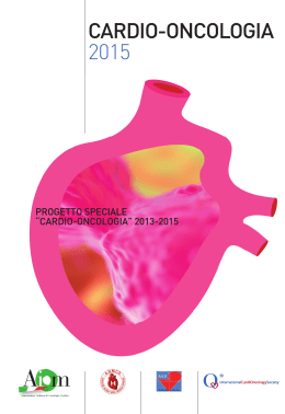 Cardio-Oncologia 2015 Progetto speciale