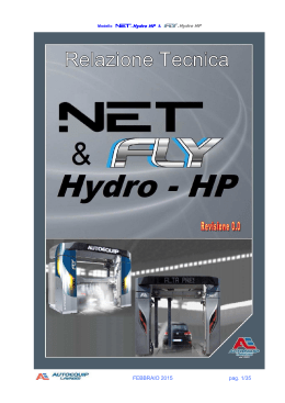 relazione tecnica net fly hydro hp