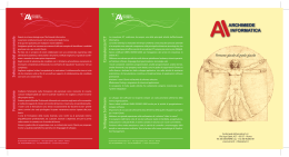 Brochure Aziendale - Archimede Informatica