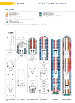 Costa Fortuna Deck plans