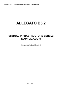 allegato b5.2 virtual infrastructure servizi e applicazioni