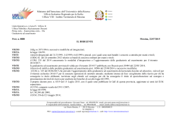 Decreto nomine in ruolo - Ufficio VIII – Ambito Territoriale di Messina