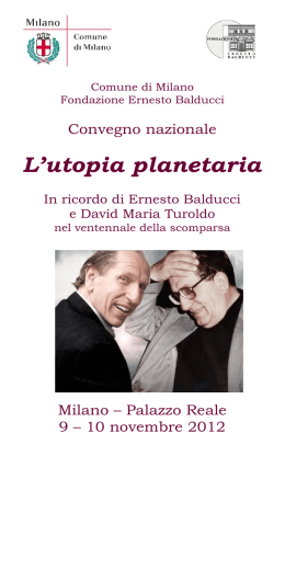 "L`Utopia Planetaria"