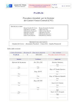 PA.DS.26 CVC firmata - Azienda USL 3 Pistoia