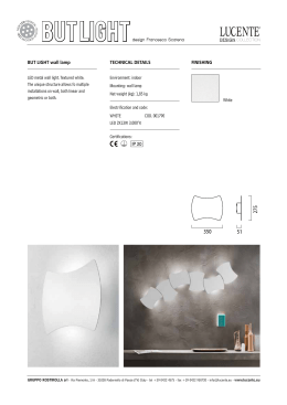 Certifications: but light wall lamp Electrification and code
