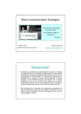Web Communication Strategies Did you know?