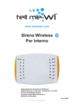 Per Interno Sirena Wireless - Armadi