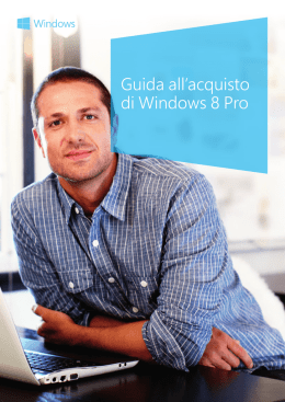 Guida all`acquisto di Windows 8 Pro
