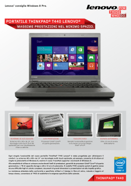 POrTaTiLe ThinkPad® T440 LenOvO®