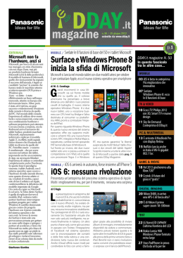 Surface e Windows Phone 8 inizia la sfida di Microsoft iOS 6