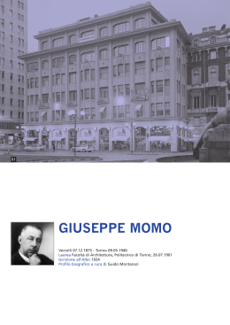 giuseppe momo - Ordine Architetti Torino