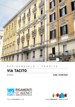 VIA TACITO - Rigamonti Case