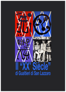 Il XXe Siecle di Gualtieri di San Lazzaro. Gennaio 2012-1