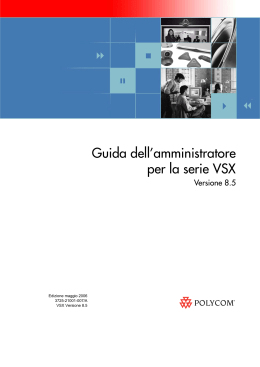 Guida dell`amministratore per la serie VSX