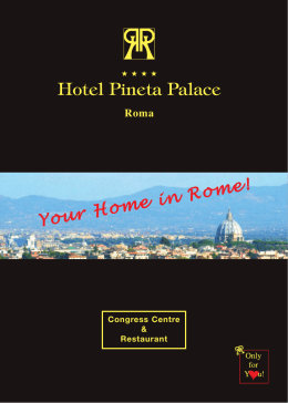 Your Home in Rome! - Hotel Pineta Palace
