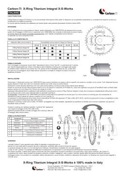 Carbon-Ti X-Ring Titanium Integral XS-Works X