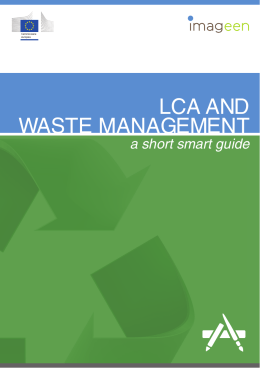 Life cycle assessment e waste management