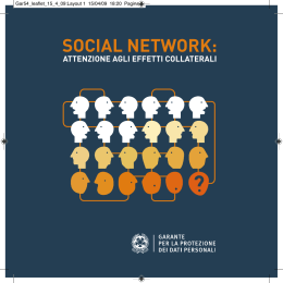 Social Network: attenzione agli effetti collaterali